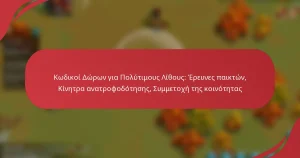 Κωδικοί Δώρων για Πολύτιμους Λίθους: Έρευνες παικτών, Κίνητρα ανατροφοδότησης, Συμμετοχή της κοινότητας